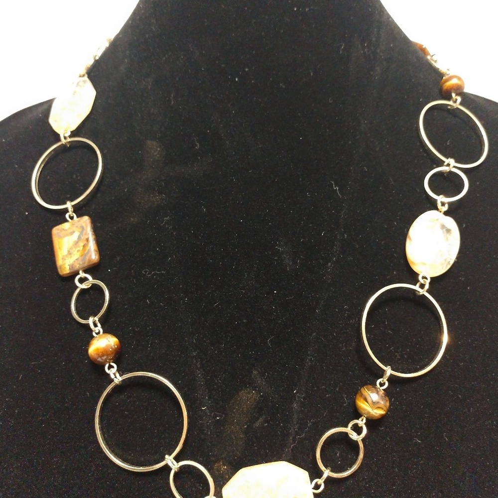 Glass beaded necklace